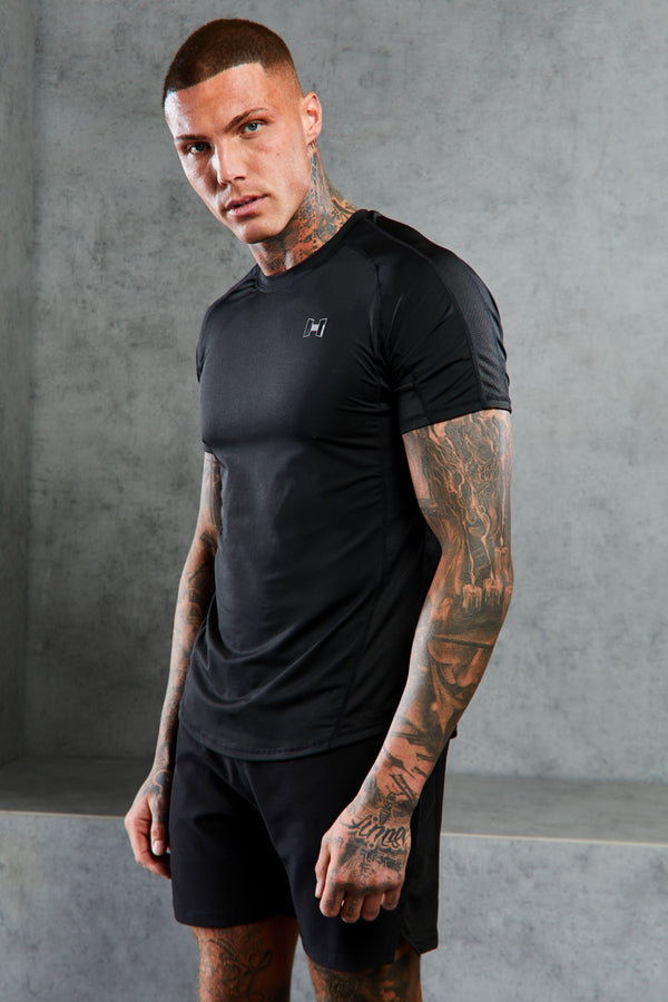 Black Cool Fit Gym T-Shirt