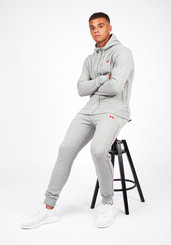 Red INTL Tape Grey Tracksuit