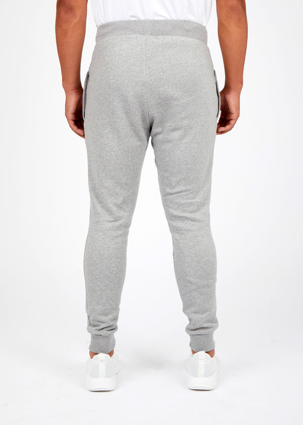 GREY - JOGGERS - RED AND WHITE LOGO