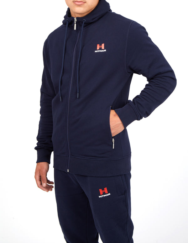 Red and White Navy Tracksuit
