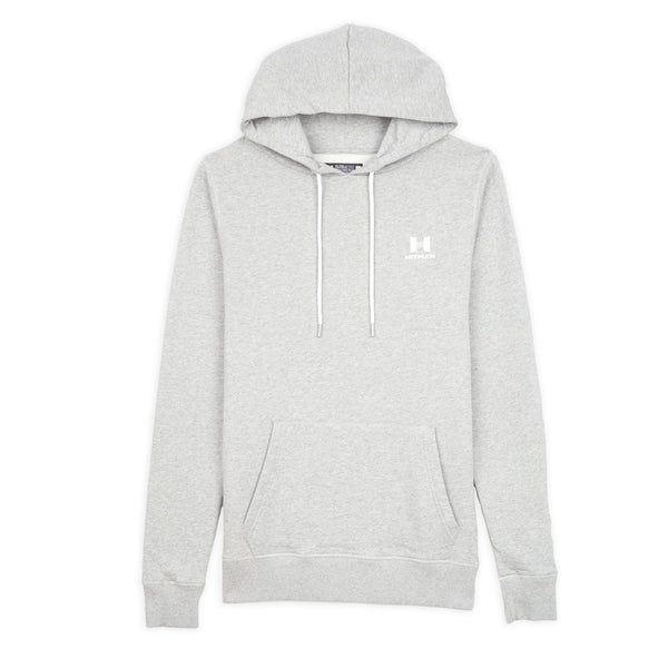 Grey and White Hoodie Tracksuit