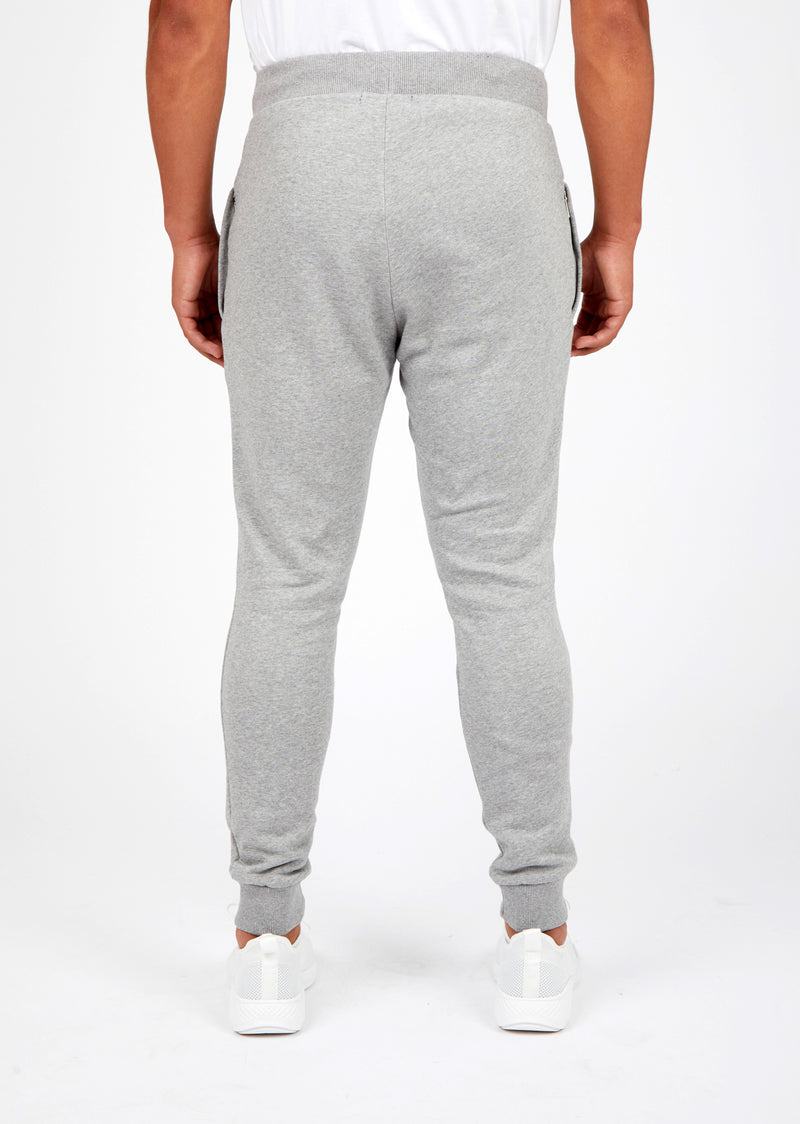 Grey and White Hoodie Tracksuit