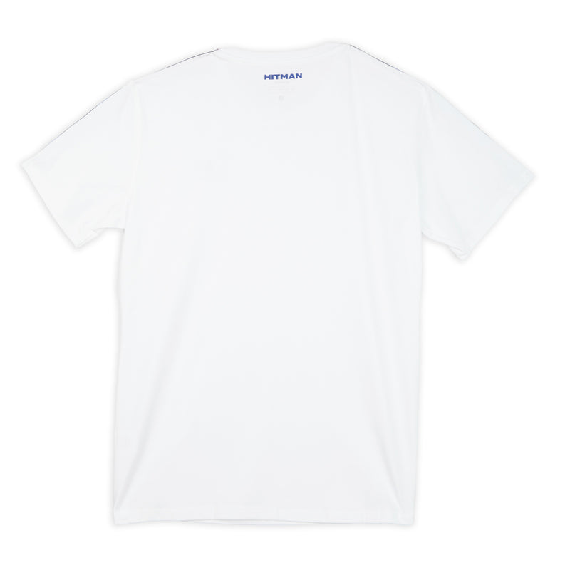 White Classic Tri Tape T-Shirt